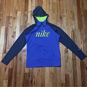 Nike Blue and Gray Hoodie
